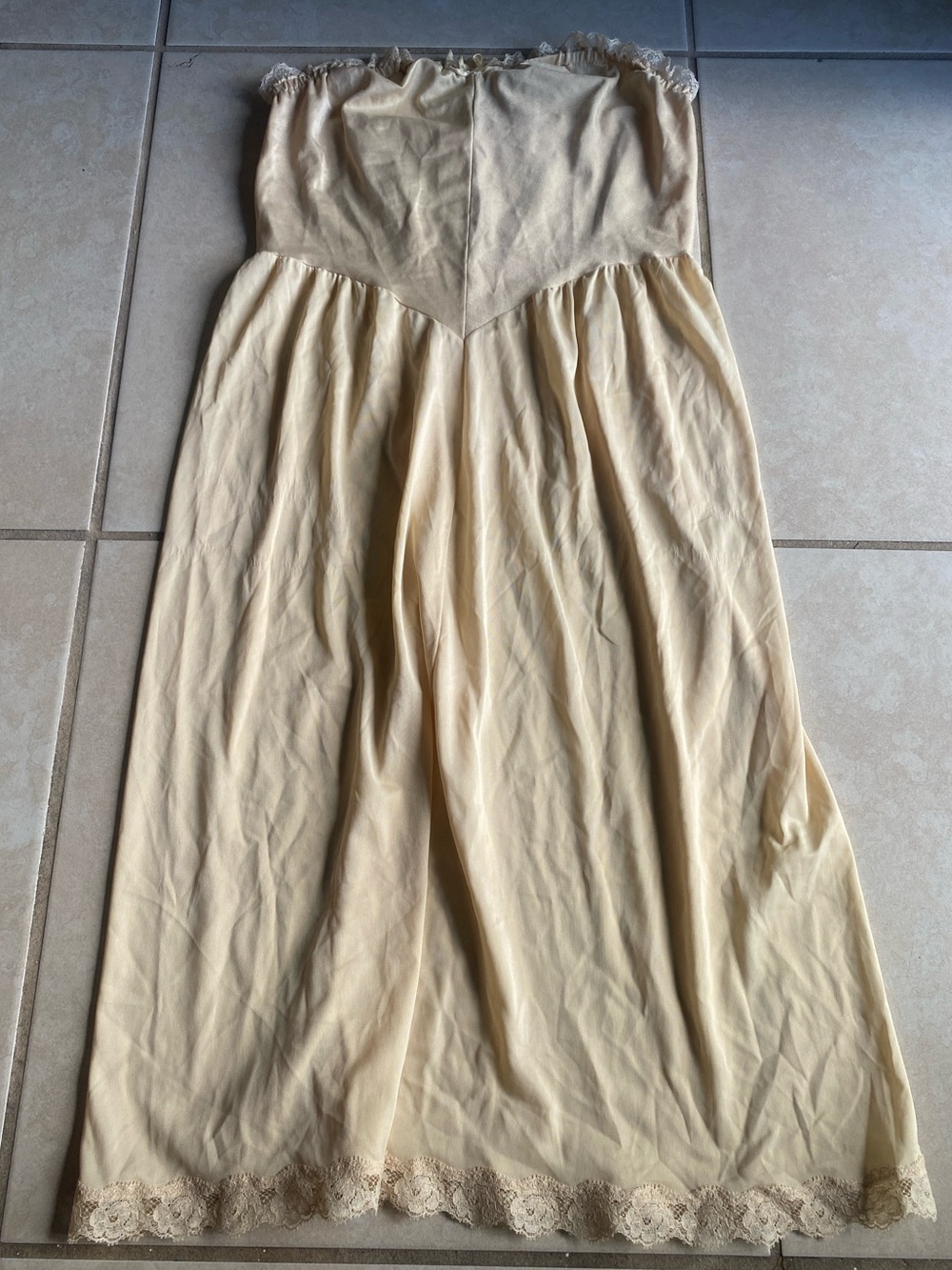 Vintage Vanity Fair Strapless Slip